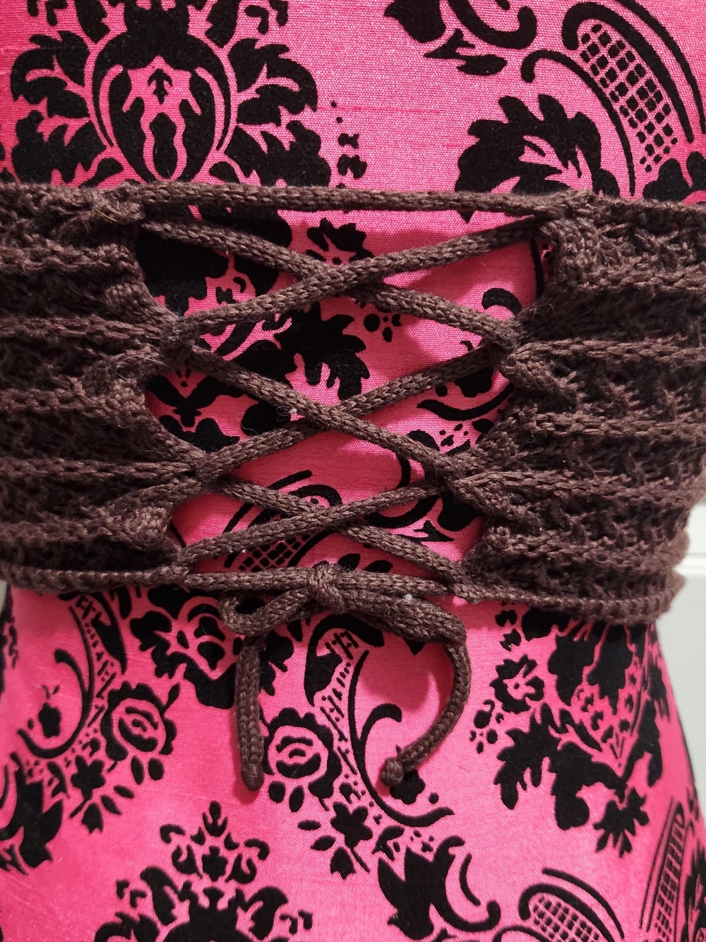 Romwe Crocheted Knit Halter Crop Top - Picture 6 of 13